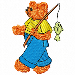 Teddy Embroidery Design 2